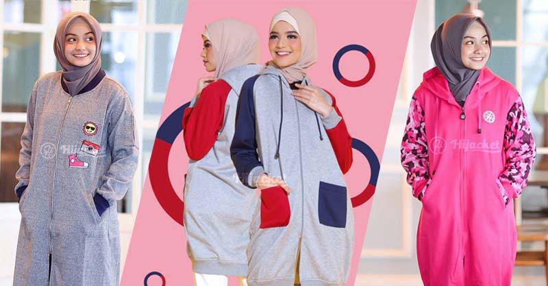 Jaket Hijab Muslimah Panjang