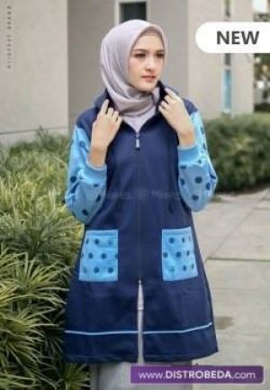 Hijacket Distrobeda Jaket Muslimah Hijaber original